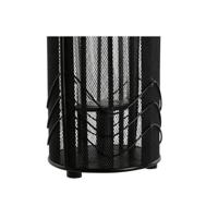 Kaarshouder Home ESPRIT Zwart Metaal 21,5 x 21,5 x 43,5 cm - thumbnail