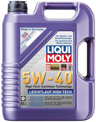 LIQUI MOLY motorolie "leichtlauf high tech leichtl. high tech 5w40 lm 5 ltr.