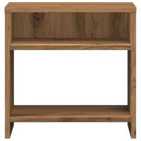 Nachtkastjes 2 st 40x30x40 cm bewerkt hout artisanaal eiken - thumbnail
