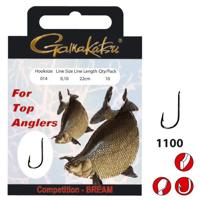 Gamakatsu Hook Bks-1100B Bream 22Cm Comp 18-010 mm, 10 st - thumbnail