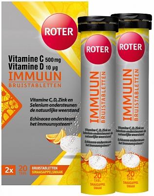 Roter Vitamine C & D Immuun Bruistabletten