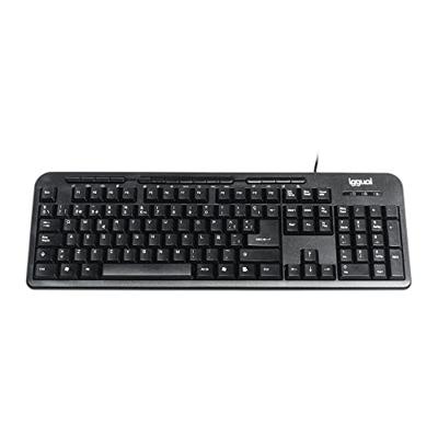 Toetsenbord iggual CK-BASIC-120T QWERTY USB Zwart Spaans Aap (1 Onderdelen) Toetsenbord iggual CK-BASIC-120T QWERTY USB Zwart Spaans Aap (1 Onderdelen)