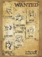 Poster The Seven Deadly Sins - Wanted 38x52cm - thumbnail