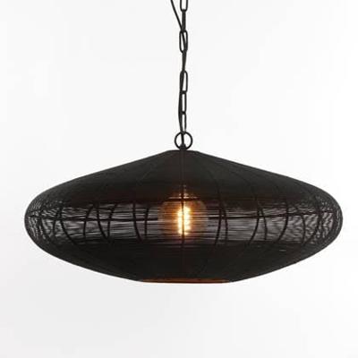 Light & Living Hanglamp 'Bahoto' 60cm, kleur Mat Zwart Light & Living Hanglamp 'Bahoto' 60cm, kleur Mat Zwart