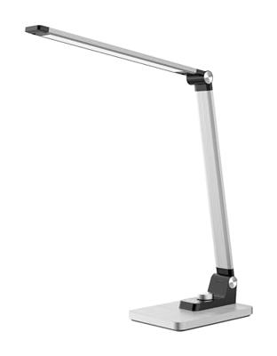 Hansa bureaulamp Breeze, LED, zilver