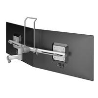 Dataflex Viewgo Dual-Monitorhandgreep - optie 004 Grijs - Eenvoudige Positionering van Twee Monitors zonder Vingerafdrukken, Perfect voor Dunne Monitors - thumbnail