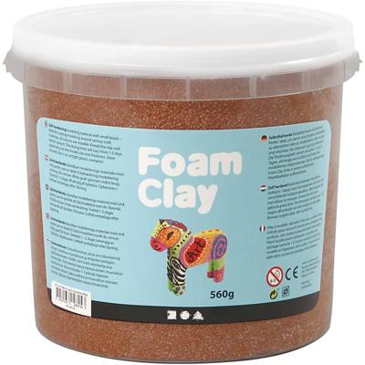 Foam Clay - bruin, 560gr. Foam Clay - bruin, 560gr.