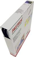 FASTECH® B10-SKL999925 Klittenband Om vast te plakken Hotmelt Haak- en lusdeel (l x b) 25 m x 10 mm Zwart 25 m - thumbnail