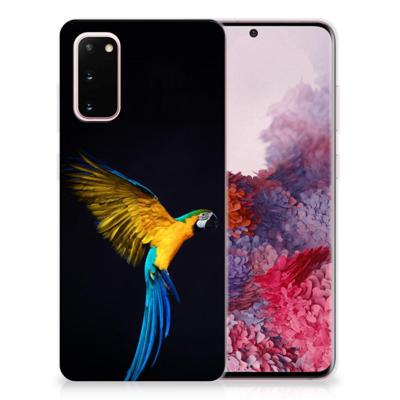 Samsung Galaxy S20 | TPU Hoesje | Papegaai Samsung Galaxy S20 | TPU Hoesje | Papegaai