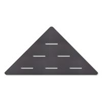 Looox Corner Shelf hoekplanchet 30x22cm Antraciet - thumbnail