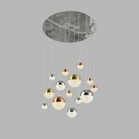 Searchlight Grote hanglampPlanets 70cm - 14-lichts - 4514-14 - thumbnail