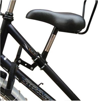 Zadel op Stang voor een Damesfiets met dubbel frame (Buiszadel)