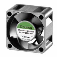 Sunon EE40201S2-1000U-999 Axiaalventilator 12 V/DC 13.08 m³/h (l x b x h) 40 x 40 x 20 mm - thumbnail