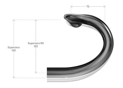 Dedacciai Deda stuurbocht superzero dcr carbon pob 44 cm ( b-b ) - thumbnail