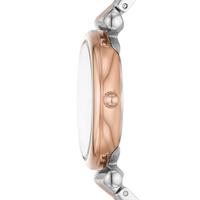 Fossil ES5201 Horloge Carlie staal rose- en zilverkleurig 28 mm - thumbnail