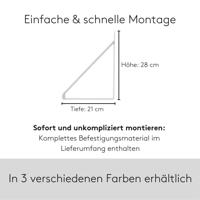 Gorillz Wagon 38 Industriële Plankendragers - 2 Stuks - Wit - thumbnail