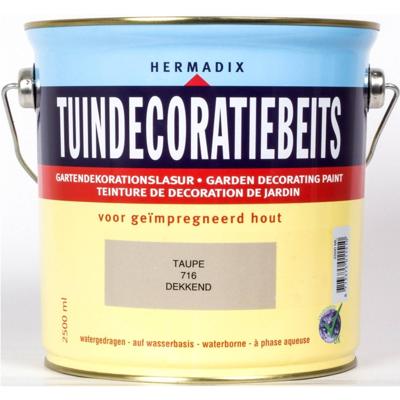 Tuindecoratiebeits 716 taupe 2500 ml Hermadix - Hermadix