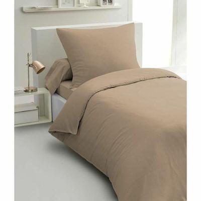 Dekbedovertrekset 2-delig - HOME LINGE PASSION - HP72071 - 82 g microvezel - 140 x 200 cm - beige