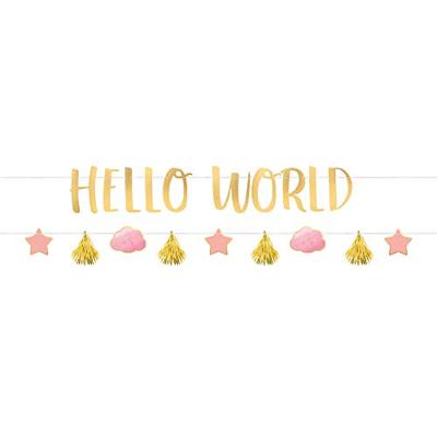 2 Slingers Hello World Roze/Goud