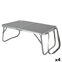 Vouwtafel Aktive Camping Antraciet 60 x 25 x 40 cm (4 Stuks) - thumbnail
