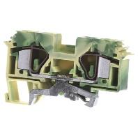 WAGO 283-607 Aardingsklem 12 mm Spanveer Toewijzing: Terre Groen, Geel 25 stuk(s) - thumbnail