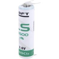 Saft LS 14500 3PF Speciale batterij AA (penlite) U-soldeerpinnen Lithium 3.6 V 2600 mAh 1 stuk(s) - thumbnail
