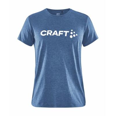 Craft 1913422 Community Logo SS Tee W - Club Cobolt/Melange - XS