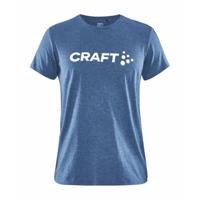 Craft 1913422 Community Logo SS Tee W - Club Cobolt/Melange - XS - thumbnail
