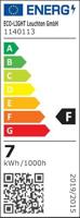 ECO-Light FLOYD 1140113 LED-buitenlamp (wand) LED LED 7.00 W RVS - thumbnail