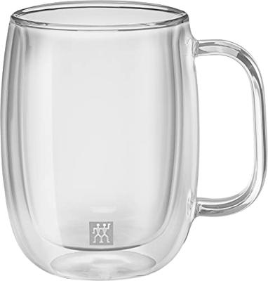 Zwilling Sorrento Dubbelwandig Koffieglas Met Oor 0,35 L - 2 st. Zwilling Sorrento Dubbelwandig Koffieglas Met Oor 0,35 L - 2 st.