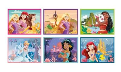 Clementoni blokpuzzel disney prinses, 12st.
