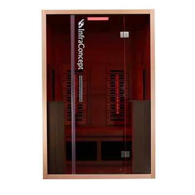 Infraroodsauna Elite Wellness InfraConcept 130x120x195 cm Vertigo Red Cedar