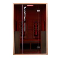 Infraroodsauna Elite Wellness InfraConcept 130x120x195 cm Vertigo Red Cedar - thumbnail