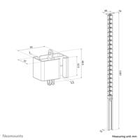 Neomounts ADS06-133BL Kabelgeleider - schroefbevestiging - universeel - thumbnail