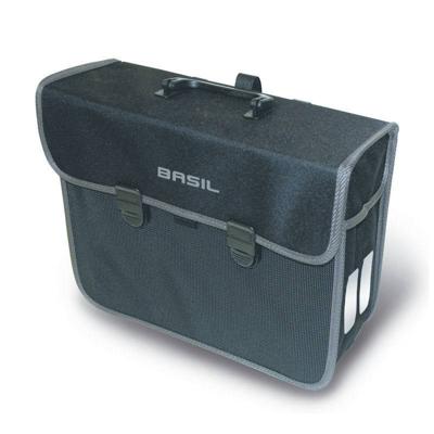 Basil B.V. Fietstas basil malaga pakaftas 13 liter 32x13x29cm - zwart