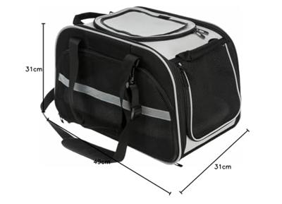 TRIXIE KATTENTAS VALERY ZWART / GRIJS 49X29X31 CM TRIXIE KATTENTAS VALERY ZWART / GRIJS 49X29X31 CM