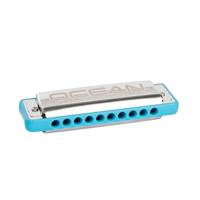 Cascha HH 2322 Ocean Rock Blues Harmonica in E blauw - thumbnail