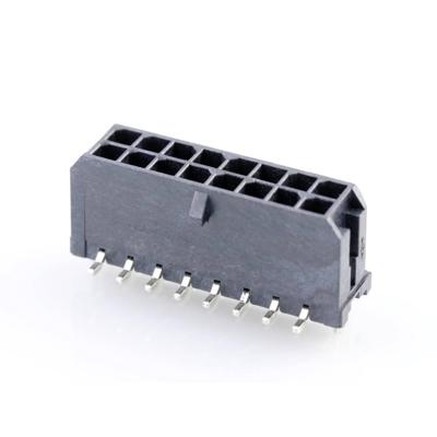 Molex 430451617 Male header, inbouw (standaard) Totaal aantal polen: 16 Rastermaat: 3.00 mm Inhoud: 1 stuk(s) Tape on Full reel Molex 430451617 Male header, inbouw (standaard) Totaal aantal polen: 16 Rastermaat: 3.00 mm Inhoud: 1 stuk(s) Tape on Full reel