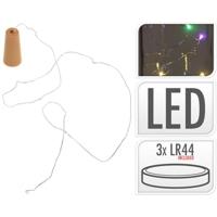 S.I.A. flessenstop lichtsnoer met 8 multicolor led lampjes ip44 - thumbnail