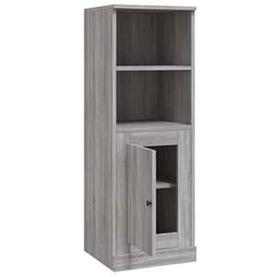 Hoge kast 36x35,5x103,5 cm bewerkt hout grijs sonoma eikenkleur Hoge kast 36x35,5x103,5 cm bewerkt hout grijs sonoma eikenkleur