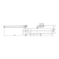 ASSA ABLOY DC340 Design deurdranger EN 2-6/1-4 | exclusief arm | kleur zilver EV1. | 180-15 ° - A000303802 - thumbnail