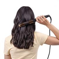 BaByliss Straight & Curl Brilliance Krultang Warm Zwart, Roze 3 m - thumbnail