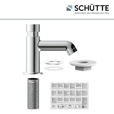 LIMA zelfsluitende fonteinkraan, chroom keramische schijven bediening door drukknop en sluit automatisch vervangbaar ventiel bovenstuk mousseur KIWA-gekeurd besparing van water door beperkte - thumbnail