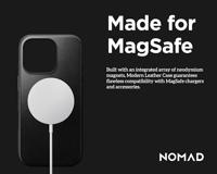 Nomad Modern Horween lederen hoesje iPhone 16 Pro Max - Black - thumbnail