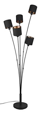 Trio VloerlampTommy 5-lichts zwart - R46335979