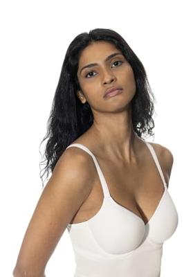 Mey BH hemdje met beugel - Bra top Joan - Viscose bh en hemd in een zonder vulling - Wit - Zwart - Copy