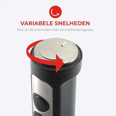 Classic Staafmixer Set - 1200 watt met hakmolen - thumbnail