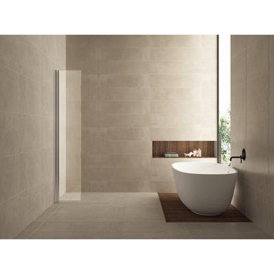 Comfort zijwand draaibaar met muurprofiel 400 x 2000 x 10 mm nano helder glas/chroom