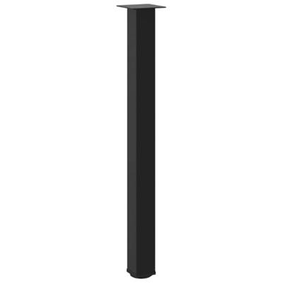 Bartafelpoten 4 st 90-92 cm staal zwart - thumbnail