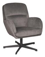 LABEL51 Fauteuil Moss - Antraciet - Cosmo - One Size - thumbnail